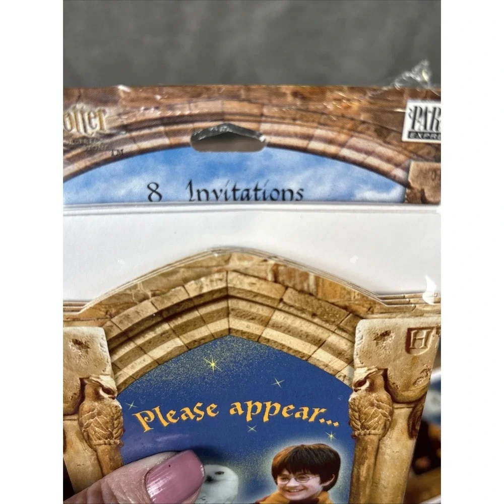 32  Vintage  Harry Potter‎ Party Invitation Cards Sealed (8 per pack) 4 packs